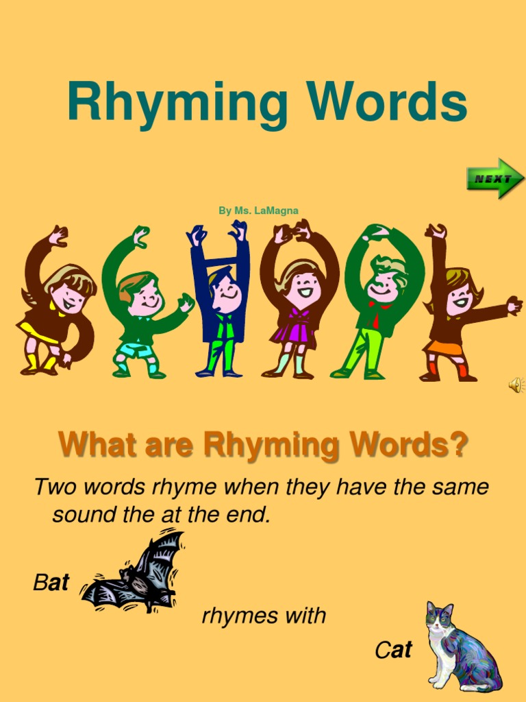 4 RhymingWords | PDF | Foreign Language Studies | Poetry
