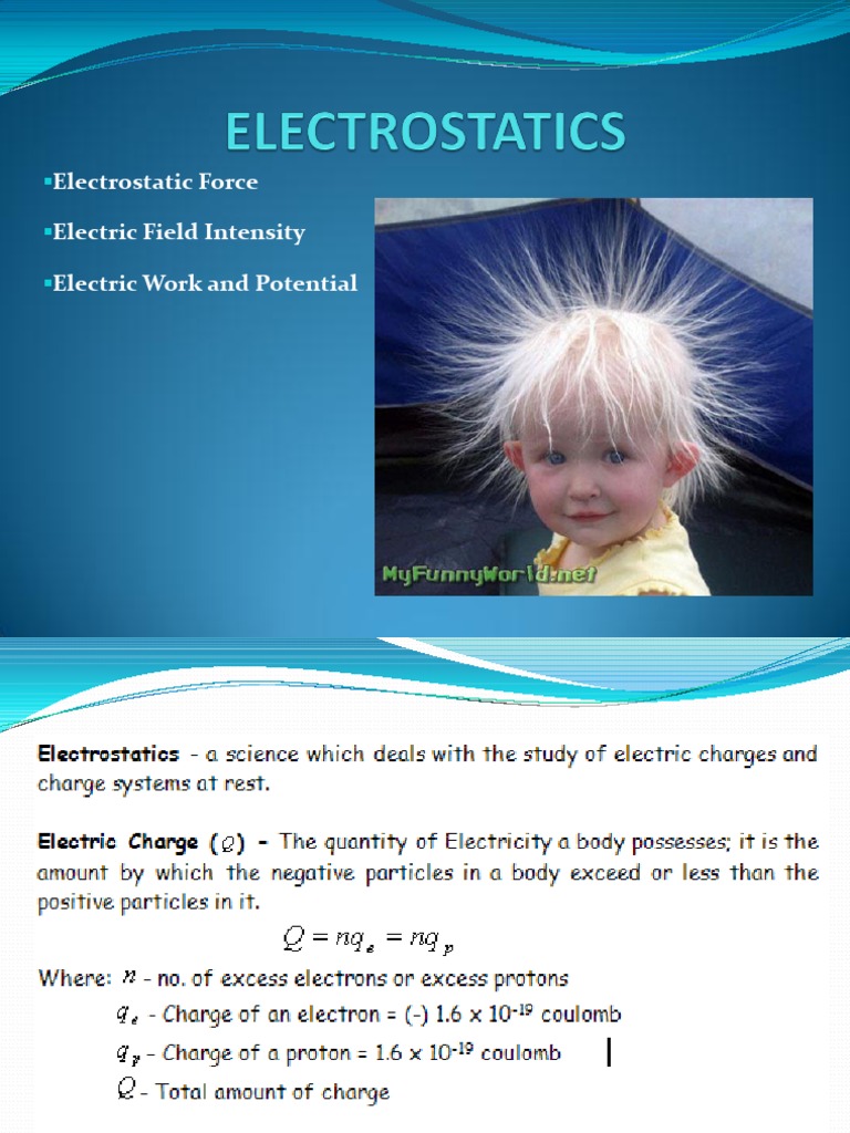 Electrostatics Concepts Overview | PDF | Science & Mathematics