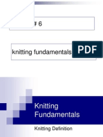 Lecture 6-9 Knitted Fabric Manufcaturing