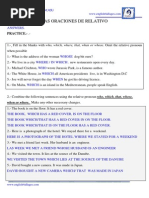 10.1 - Oraciones de Relativo - Respuestas