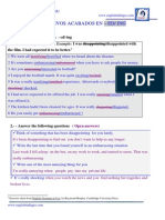 12.1 - Adjectives Ending in - Ed and - Ing - Respuestas