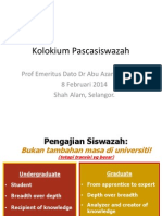 Pengajian Pascasiswazah