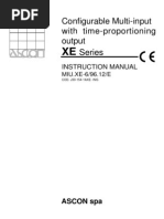 Ascon Xe Series Manual