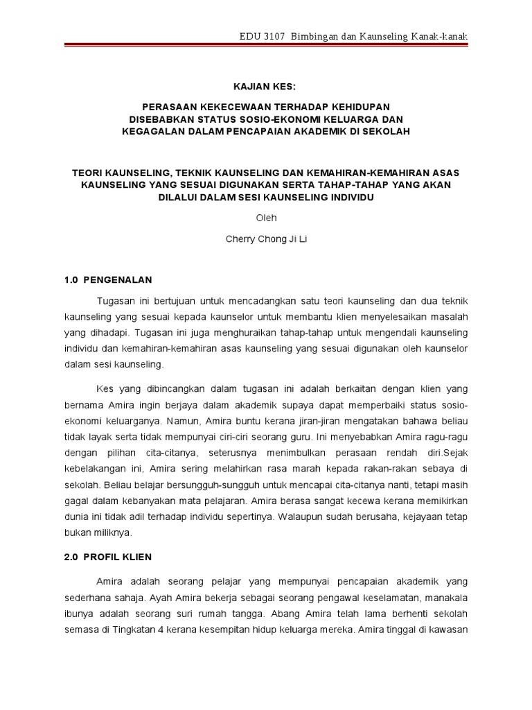 Kajian Kes By Cherry Chong Pdf