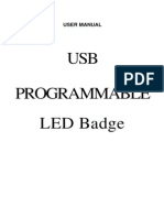 Led Badge User Manual