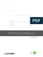 Graffic Eye QS - Reference - List PDF