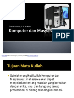 DWD Komputer Dan Masyarakat1