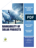 Bankability of Solar PV Projects v1