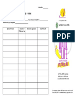 Pledge Form: La Salle Green Hills