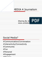 Social Media For Journalism