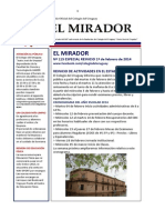 El Mirador 115 Reinicio 2014