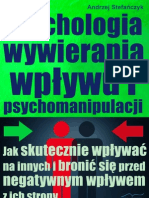 Psychologia Wywieranie Wplywu NLP NLS, Manipulacja Perswazja