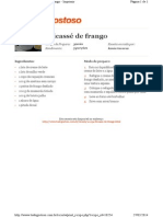 Fricassé de Frango