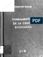 Ballve - Fundamentos de La Ciencia Economica