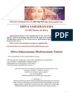 Shiva Sahasranama hymn from Rudrayamala Tantra