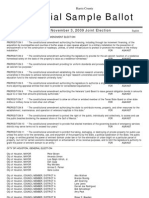 Harris Sample Ballot ENG