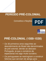 Periodo Pre Colonial