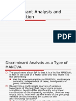 Discriminant Analysis