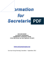 SJC Secretary's Info