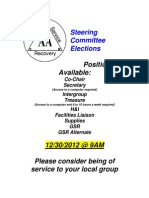 Steering Committee Elections