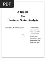 project report on footwear company pdf
