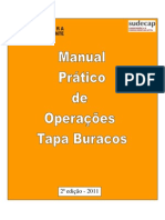 Manual Prático Operações Tapa-Buracos - 2a - Ed2011