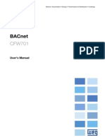 CFW701 BacNET Users Manual En