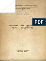 Historia Del Derecho Penal Argentino - Abelardo Legaggi