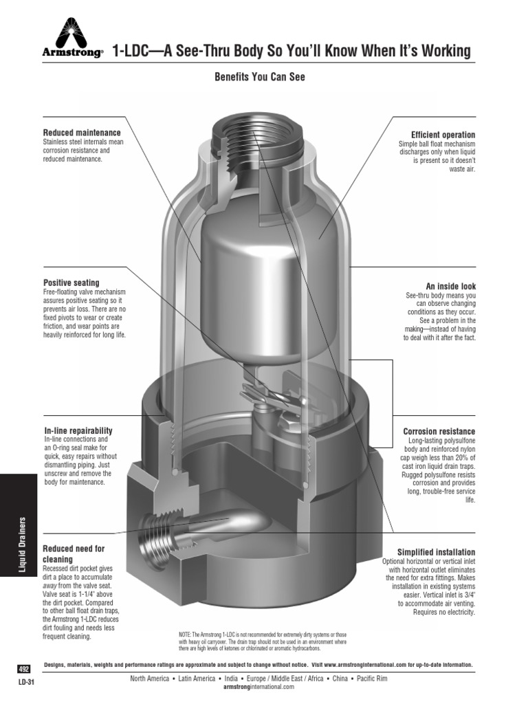 Armstrong Air Traps Mechanical Engineering Building Engineering