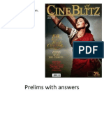 Prelims Answers India Quiz