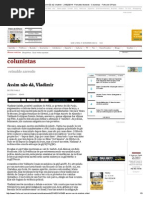 Assim não dá, Vladimir - 21_02_2014 - Reinaldo Azevedo - Colunistas - Folha de S
