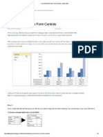 Use Pivot Slicers As Fom Controls