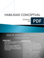 Habilidad Conceptual