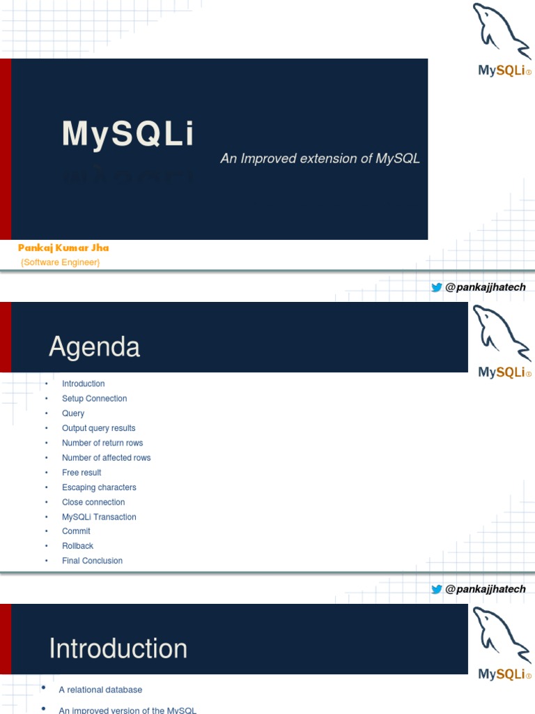 MySQLi - An Improved extension of MySQL | Database Transaction ...