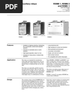 Auxiliary Relays RXMB 1 RXMB 2 and RXMC 1