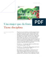 Una Mujer Que Da Frutó Es Disciplinada PDF