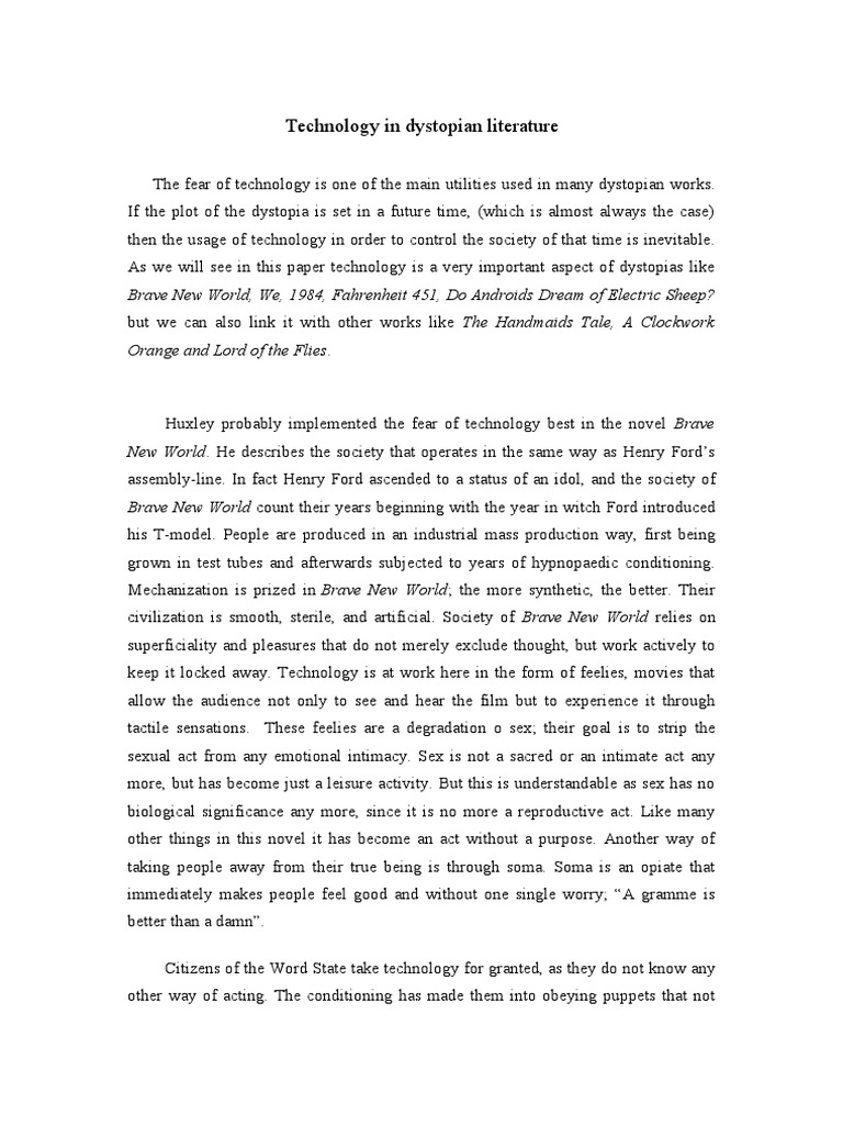 Rules in a dystopian society picture