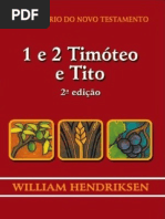 William Hendriksen - 1Ttimóteo 2 Timóteo e Tito