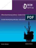 Brian Nixon, Decommissioning North Sea