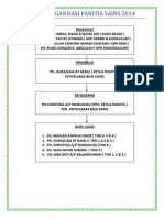 Carta Organisasi Panitia Sains 2011