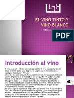 El Vino Tinto y Vino Blanco