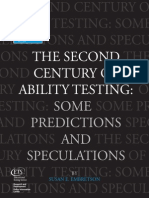 The Second Century of Ability Testing