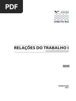 FGV  DIREITO RIO_Relaçoes do Trabalho 1