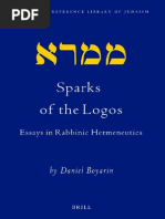 (Wam) Sparks of The Logos, Essays in Rabbinic Hermeneutics - Daniel Boyarin