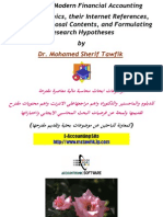 Suggested Research Topics - Dr. Mohamed Sherif Tawfik