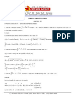 CÁLCULO III - INTEGRAIS DE LINHA RESOLVIDAS EM 04 MAI 2011