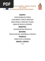 Ensayo de La Infancia