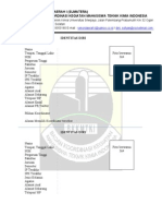 Formulir Pendaftaran Staff BKKMTKI Wialyah I (2013)