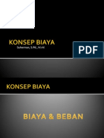 Konsep Biaya