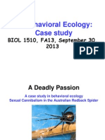 Behavioral Ecology